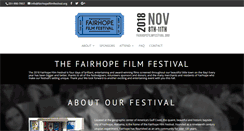 Desktop Screenshot of fairhopefilmfestival.org
